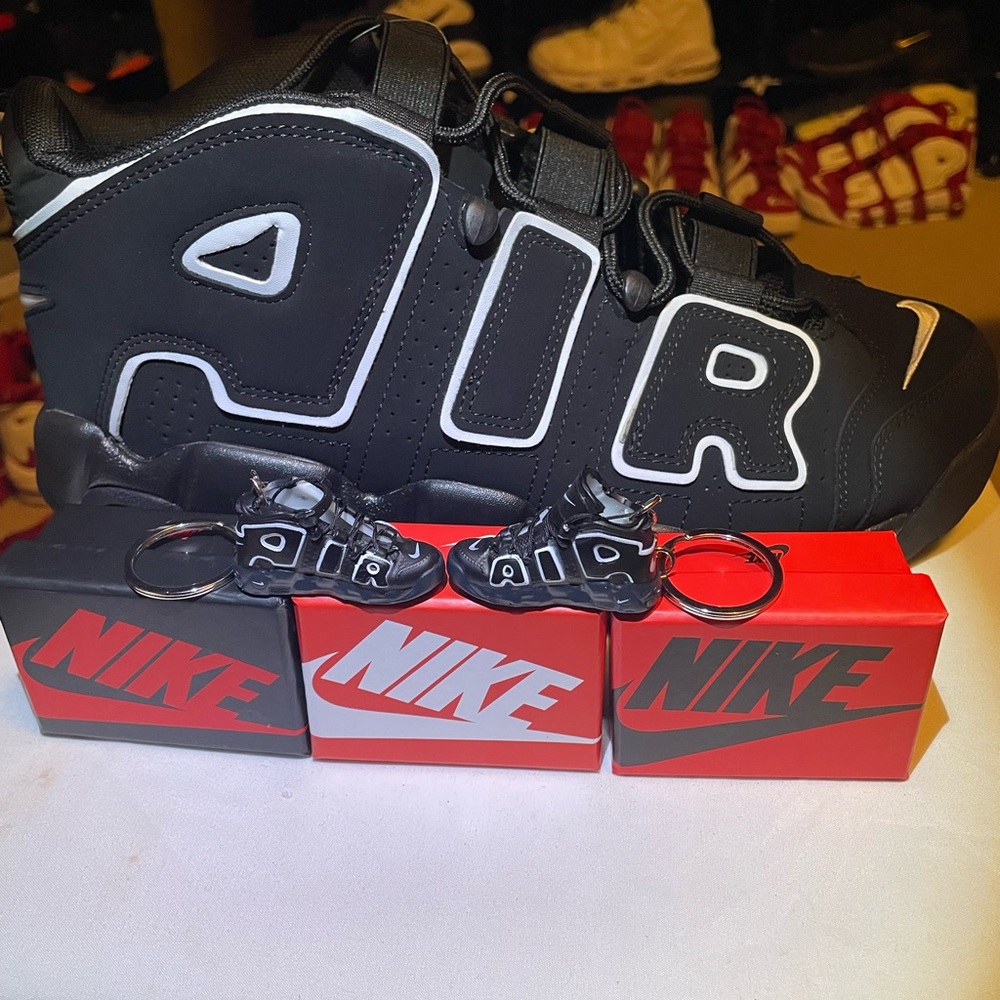 Nike Air More Uptempo Mini Shoe Keychains And Mini Nike Shoe Box MORE COLORS